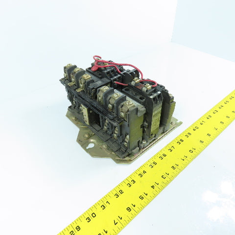Allen Bradley 505-BOD-23 Ser C Size 1 Reversing Motor Starter 2-10HP 120V Coil