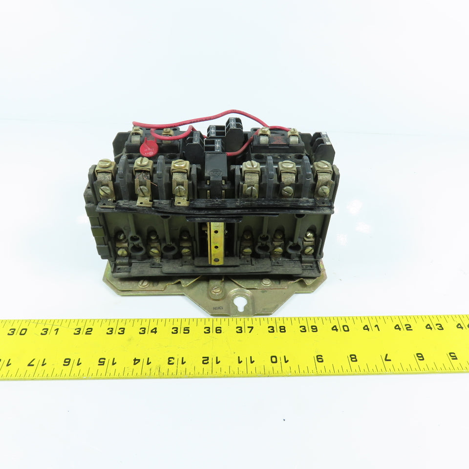 Allen Bradley 505-BOD-23 Ser C Size 1 Reversing Motor Starter 2-10HP 120V Coil