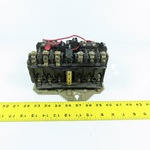 Allen Bradley 505-BOD-23 Ser C Size 1 Reversing Motor Starter 2-10HP 120V Coil