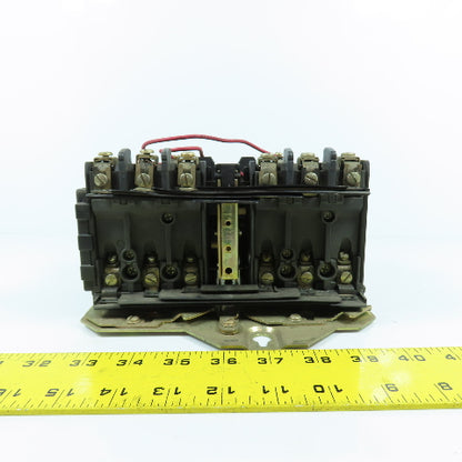 Allen Bradley 505-BOD-23 Ser C Size 1 Reversing Motor Starter 2-10HP 120V Coil