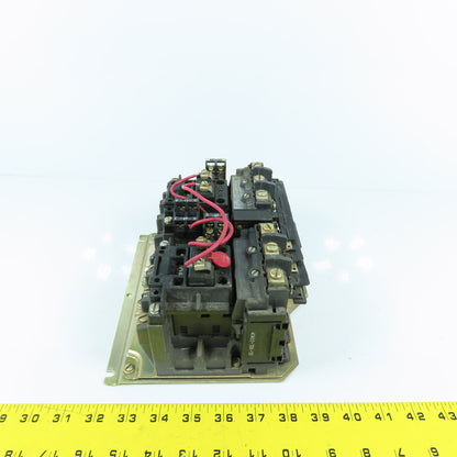 Allen Bradley 505-BOD-23 Ser C Size 1 Reversing Motor Starter 2-10HP 120V Coil