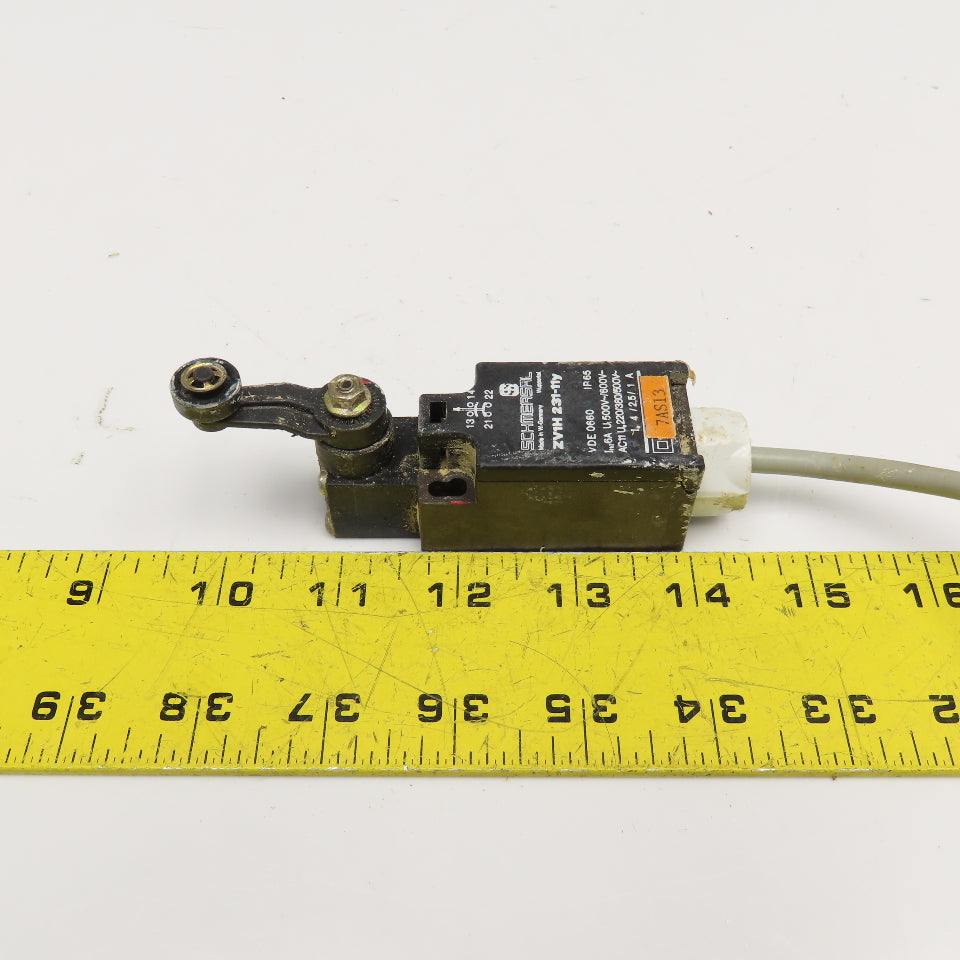 Schmersal ZV1H 231-11Y 600V Cam Roller Limit Switch