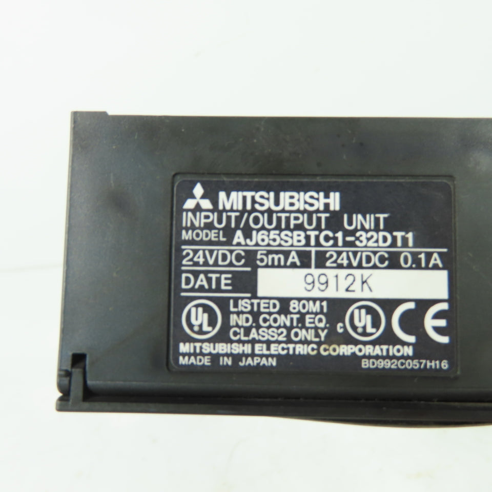 Mitsubishi AJ65SBTC1-32DT1 Input Output Module Unit 24VDC 5mA 0.1A