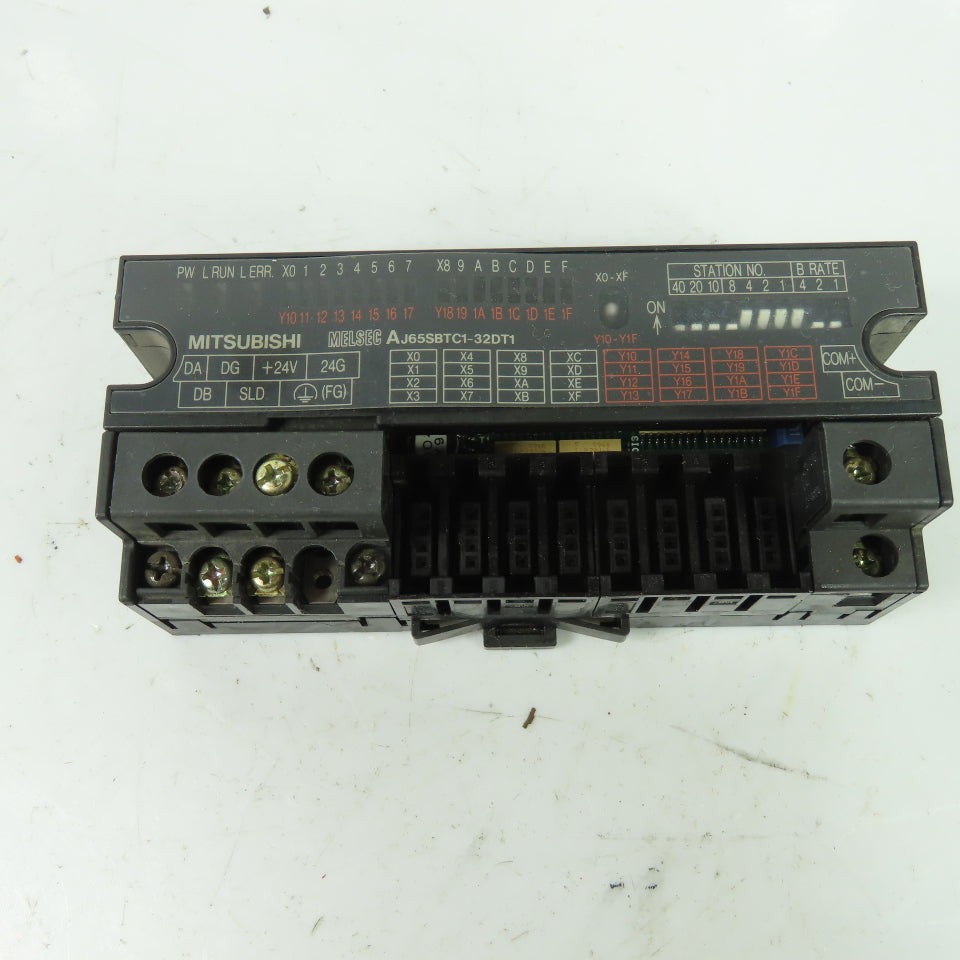 Mitsubishi AJ65SBTC1-32DT1 Input Output Module Unit 24VDC 5mA 0.1A