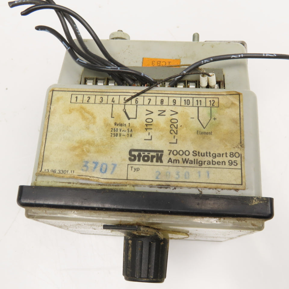 Stork 203011 0-300°C Temperature Controller From Holz-Her 1405 Edge Bander