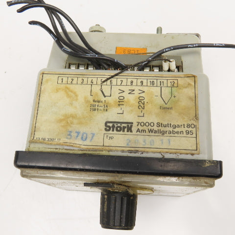 Stork 203011 0-300°C Temperature Controller From Holz-Her 1405 Edge Bander