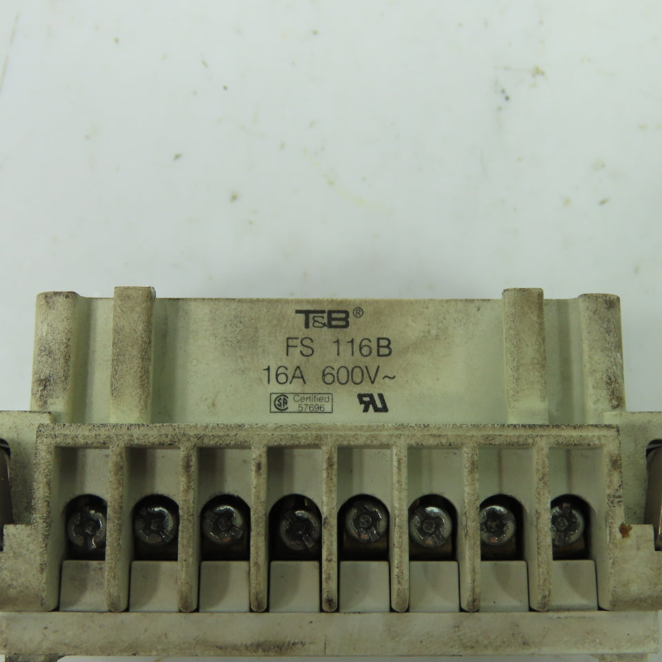 Thomas Betts MS 216B 16-Pin Male Connector W/ FS 116B 16-Pin Female Connector