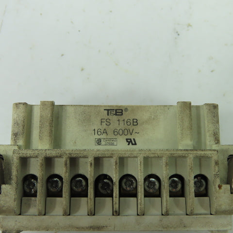 Thomas Betts MS 216B 16-Pin Male Connector W/ FS 116B 16-Pin Female Connector