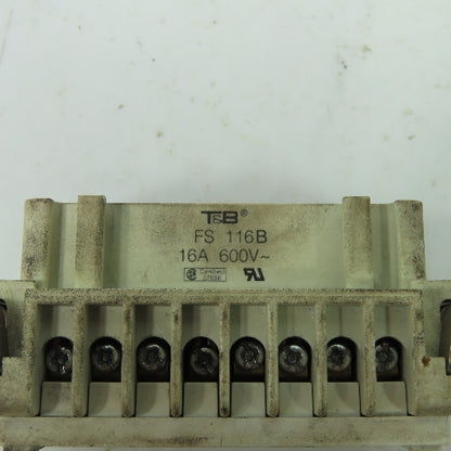 Thomas Betts MS 216B 16-Pin Male Connector W/ FS 116B 16-Pin Female Connector