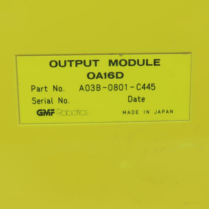Fanuc A03B-0801-C445 OA16D 16 Point Output Module Lot Of 2
