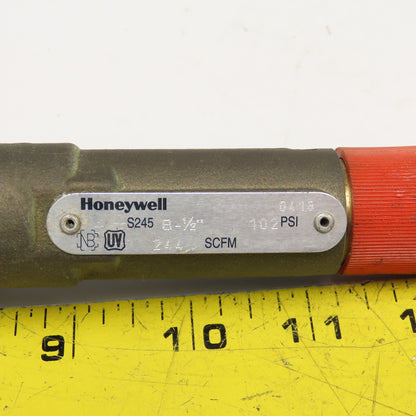 Honeywell S245 B-1/2 1/2" NPT Compressed Air Safety Valve 120PSI 244SCFM