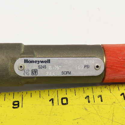 Honeywell S245 B-1/2 1/2" NPT Compressed Air Safety Valve 120PSI 244SCFM
