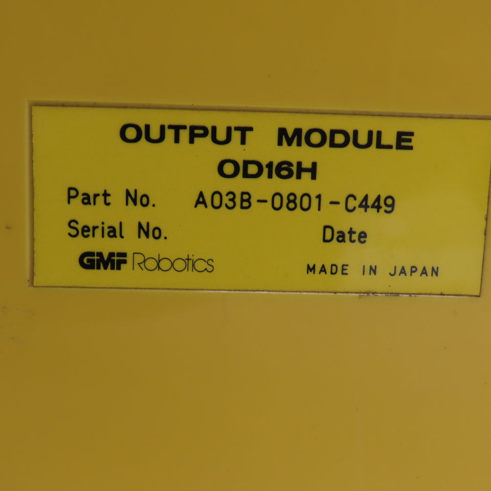 Fanuc A03B-0801-C449 OD16H Output Module Lot Of 2