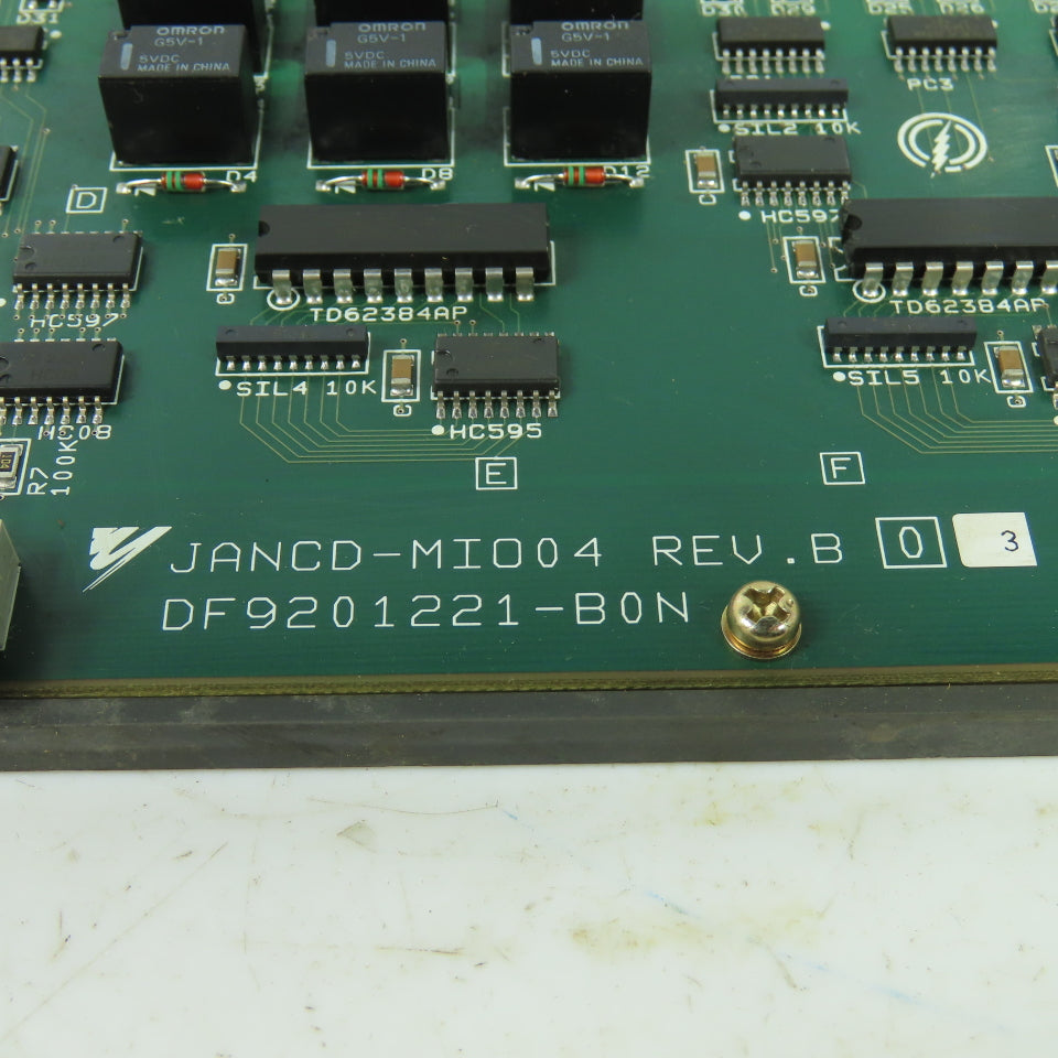 Yaskawa JANCD-MIO04 Rev B PCB I/O Control Board Module DF9201221-B0N