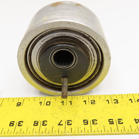 3-3/4" OD Aluminum Cam Roller Approx. 1-1/2" Offset 20mm Bearing Bore