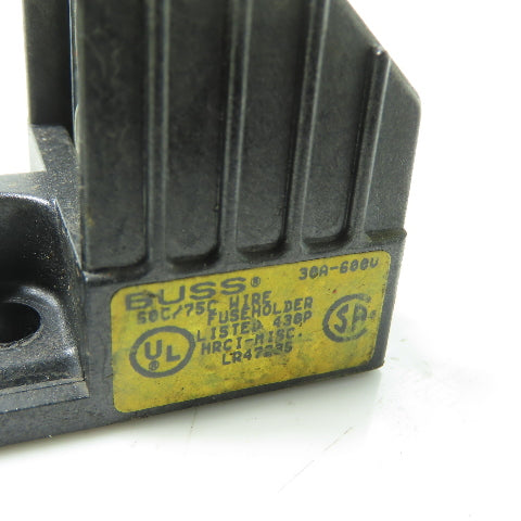 Buss H60030-1SR 1-Pole Fuse Holder 30A 600V Lot Of 4