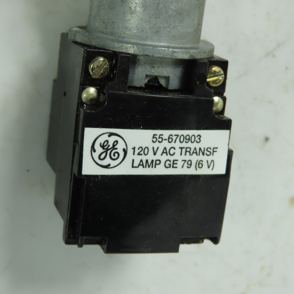 General Electric CR104ME1321 Illuminating Red Push Button 120VAC