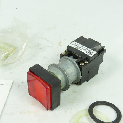 General Electric CR104ME1321 Illuminating Red Push Button 120VAC