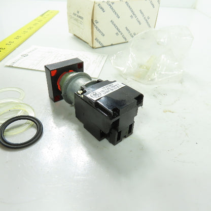 General Electric CR104ME1321 Illuminating Red Push Button 120VAC