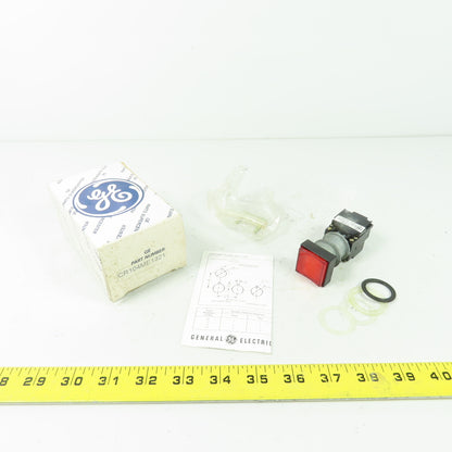 General Electric CR104ME1321 Illuminating Red Push Button 120VAC