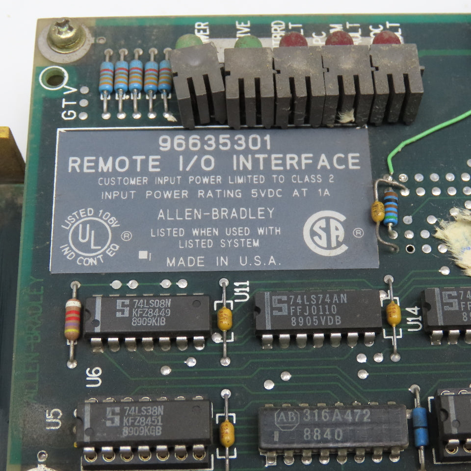 Fanuc AI6B-2200-0430/03A 96635301 Remote I/O Interface Circuit Board
