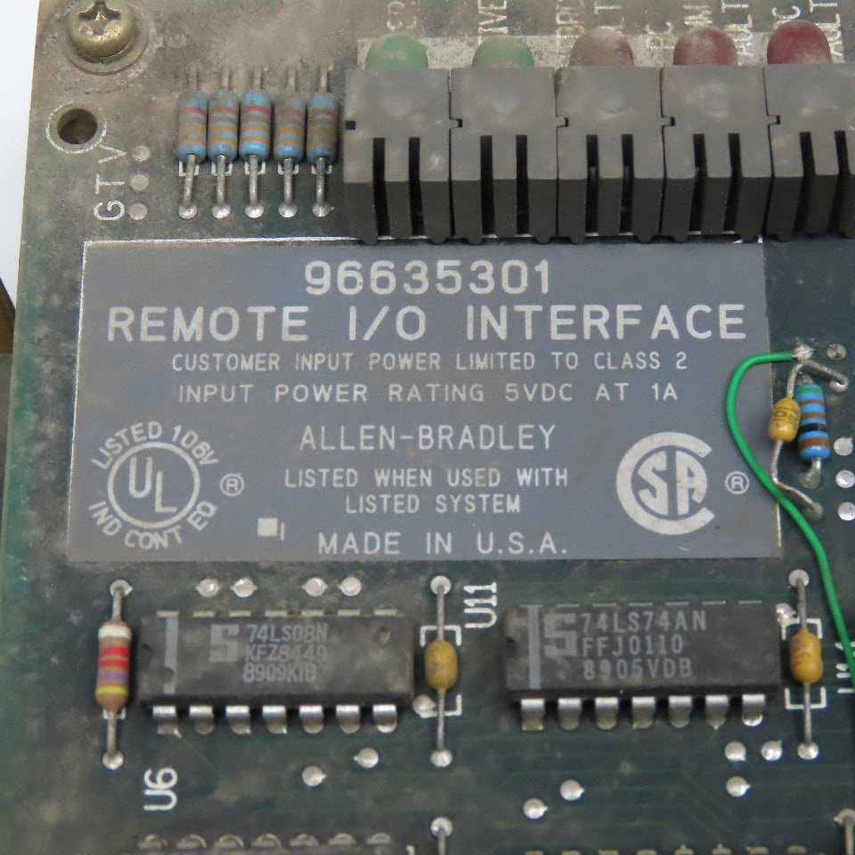 Fanuc AI6B-2200-0430/03A 96635301 Remote I/O Interface Circuit Board