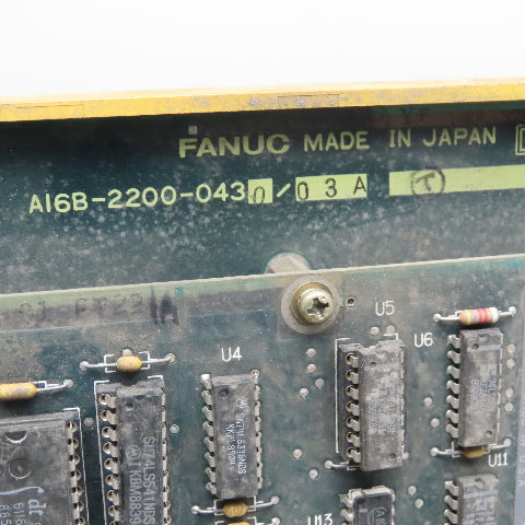 Fanuc AI6B-2200-0430/03A 96635301 Remote I/O Interface Circuit Board