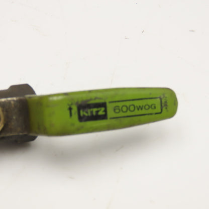 Kitz 3/8" NPT Ball Valve Brass 600 WOG
