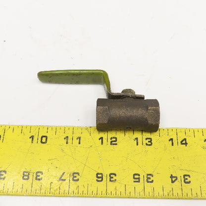 Kitz 3/8" NPT Ball Valve Brass 600 WOG
