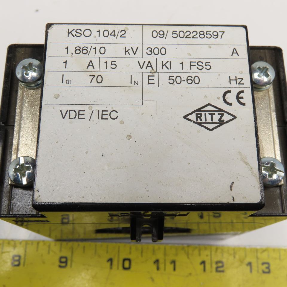 Ritz KSO 104/2 300A - 1A 1.86/10kV 50/60Hz Current Transformer