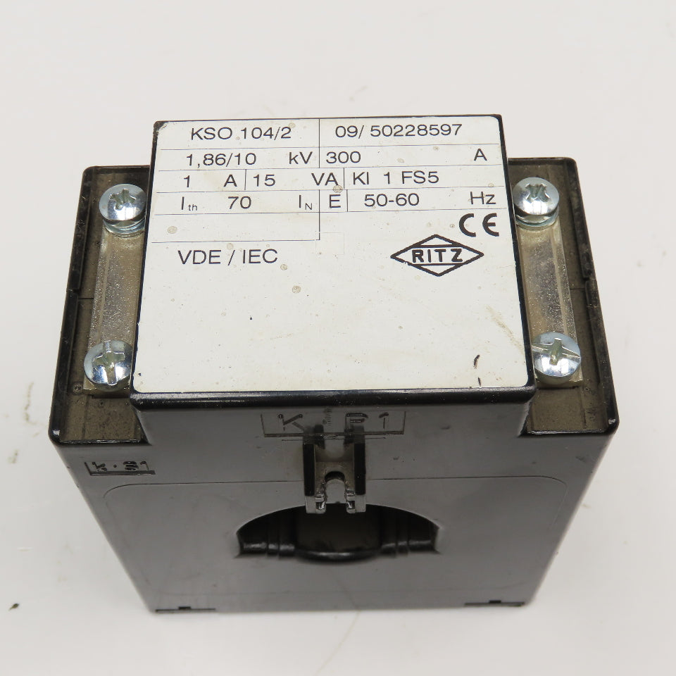 Ritz KSO 104/2 300A - 1A 1.86/10kV 50/60Hz Current Transformer