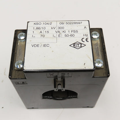 Ritz KSO 104/2 300A - 1A 1.86/10kV 50/60Hz Current Transformer