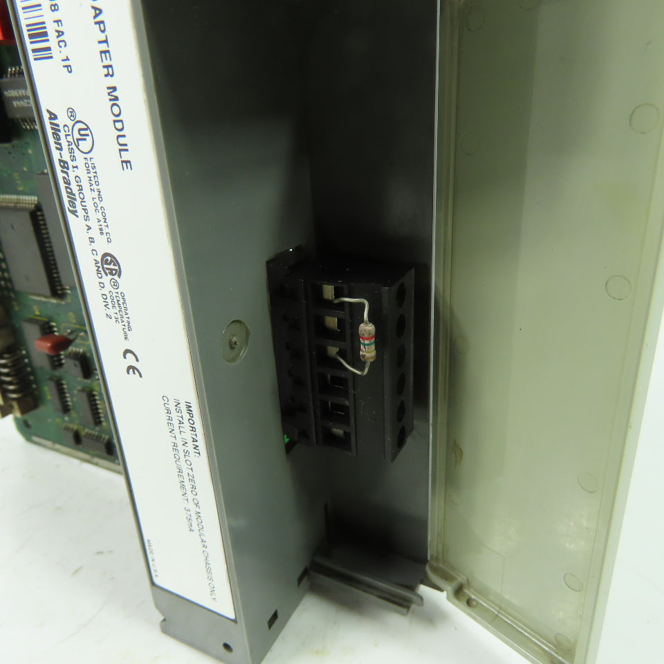 Allen Bradley 1747-ASB Ser A SLC 500 Remote I/O Adapter Module