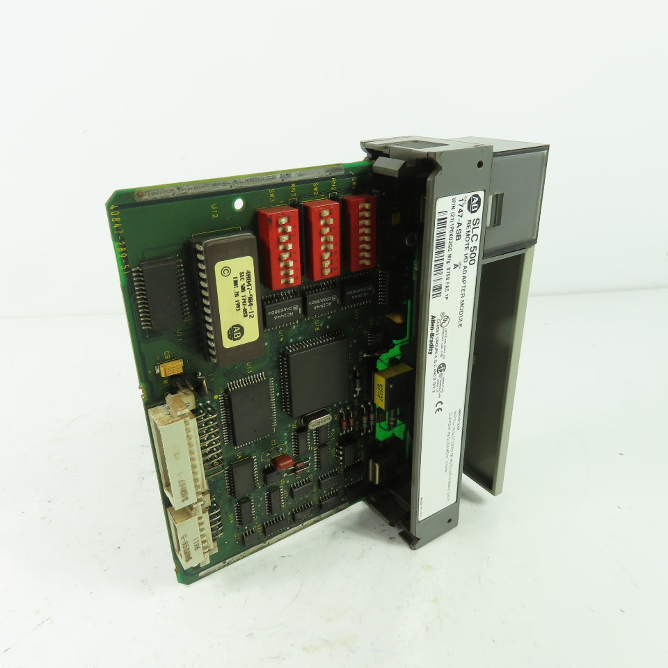 Allen Bradley 1747-ASB Ser A SLC 500 Remote I/O Adapter Module