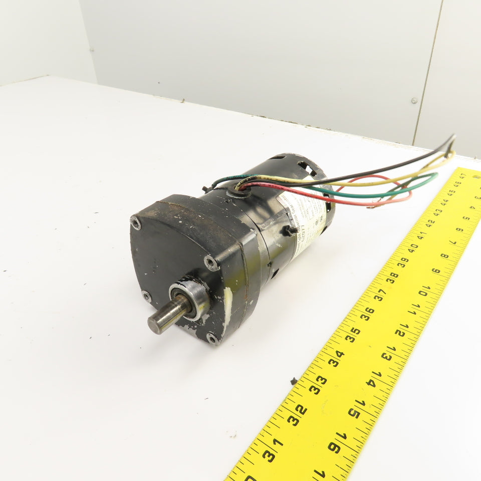 Dayton 6Z077 1/20HP Inline Gearmotor 16.7RPM Out 115V Single Phase 100 LB Torq.