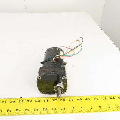 Dayton 6Z077 1/20HP Inline Gearmotor 16.7RPM Out 115V Single Phase 100 LB Torq.