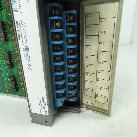 Allen Bradley 1746-ITB16 Ser C SLC 500 Input Module