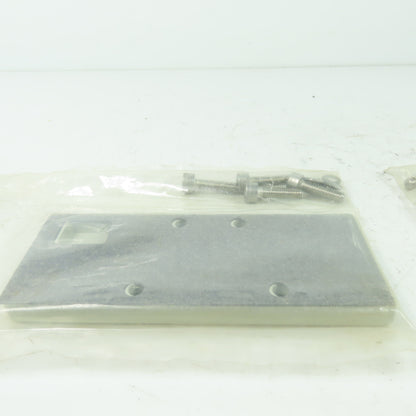 Numatics 239-644 Valve 4-Bolt Blank Plate Kit Replacement Lot Of 2