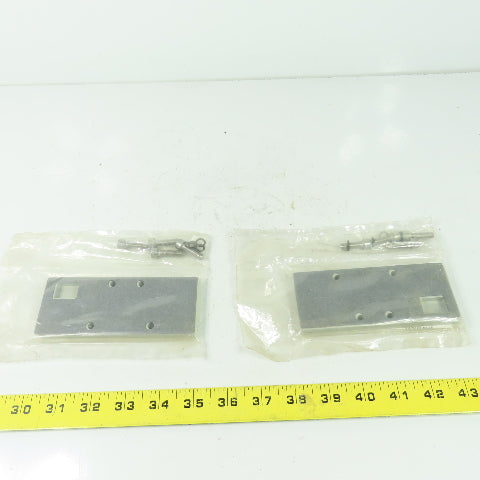 Numatics 239-644 Valve 4-Bolt Blank Plate Kit Replacement Lot Of 2