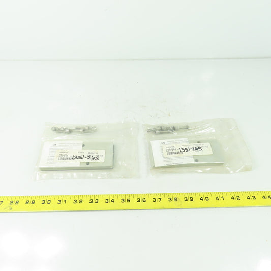 Numatics 239-644 Valve 4-Bolt Blank Plate Kit Replacement Lot Of 2