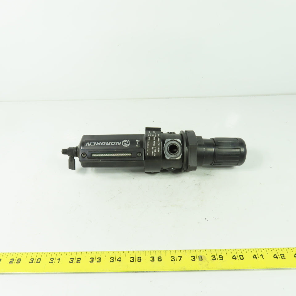 Norgren B64G-NAK-QD3-RMN Pneumatic Filter Regulator 250PSI Max 6-150PSI Range