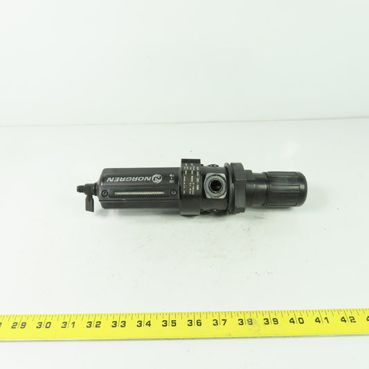 Norgren B64G-NAK-QD3-RMN Pneumatic Filter Regulator 250PSI Max 6-150PSI Range