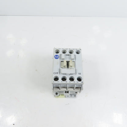 Allen Bradley 100-C09*10 Ser A C09 Contactor 600VAC Max W/ 120V 50/60HZ Coil