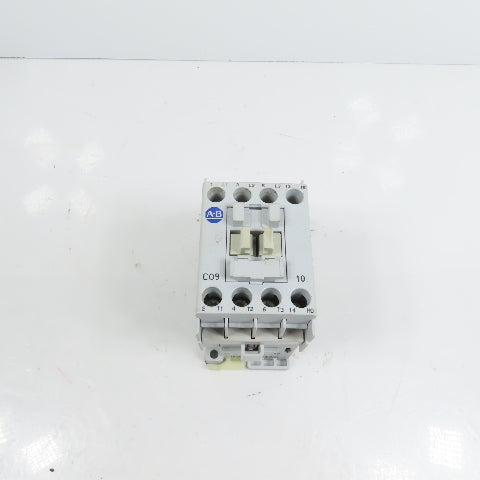 Allen Bradley 100-C09*10 Ser A C09 Contactor 600VAC Max W/ 120V 50/60HZ Coil