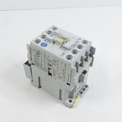 Allen Bradley 100-C09*10 Ser A C09 Contactor 600VAC Max W/ 120V 50/60HZ Coil
