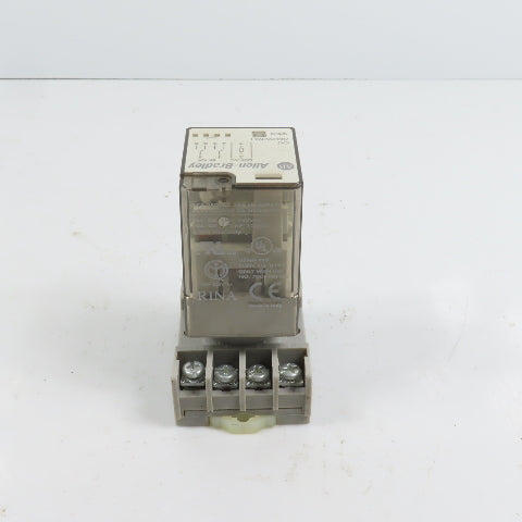 Allen Bradley 700-HA32A1 General Purpose Tube Base Relay 120VAC Coil W/ Base