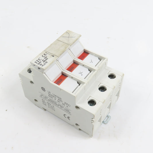 ITC LR 106309 Series 400 30A 600V 3-Pole Fuse Holders
