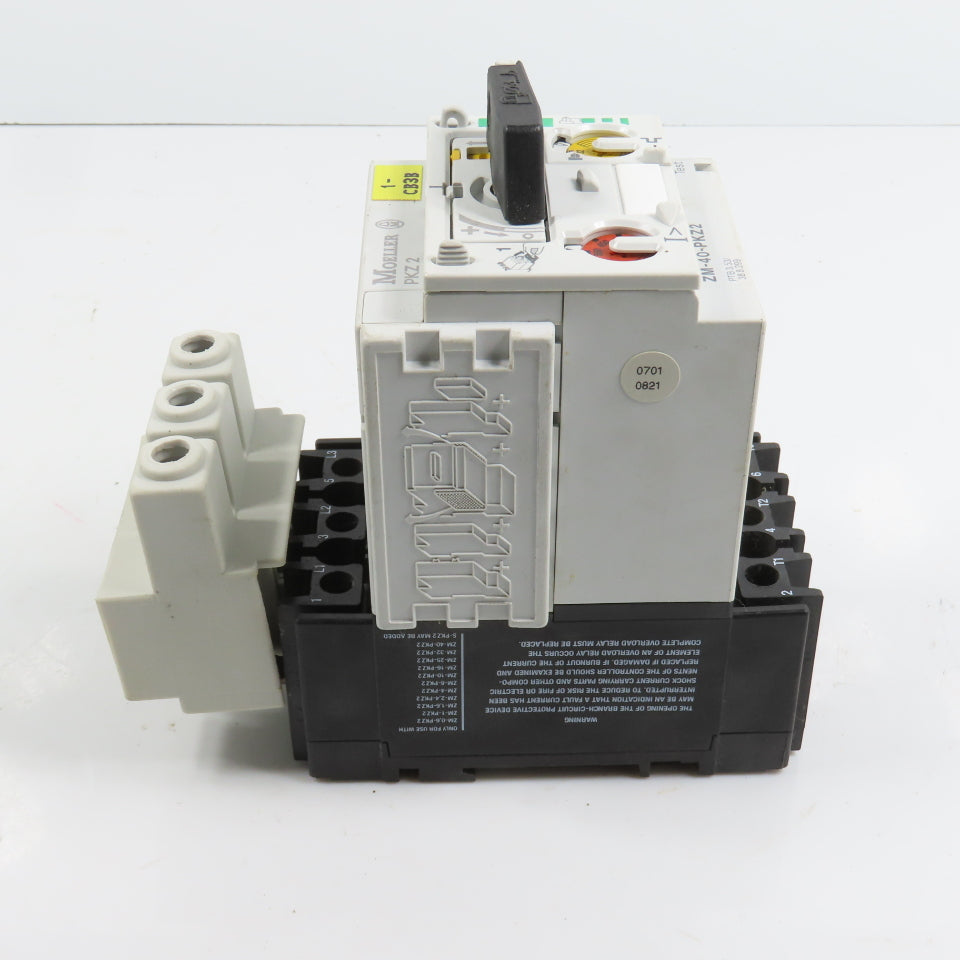 Moeller ZM-40-PKZ2 Manual Motor Starter Protector 30HP 460V 32-40A (Clean)