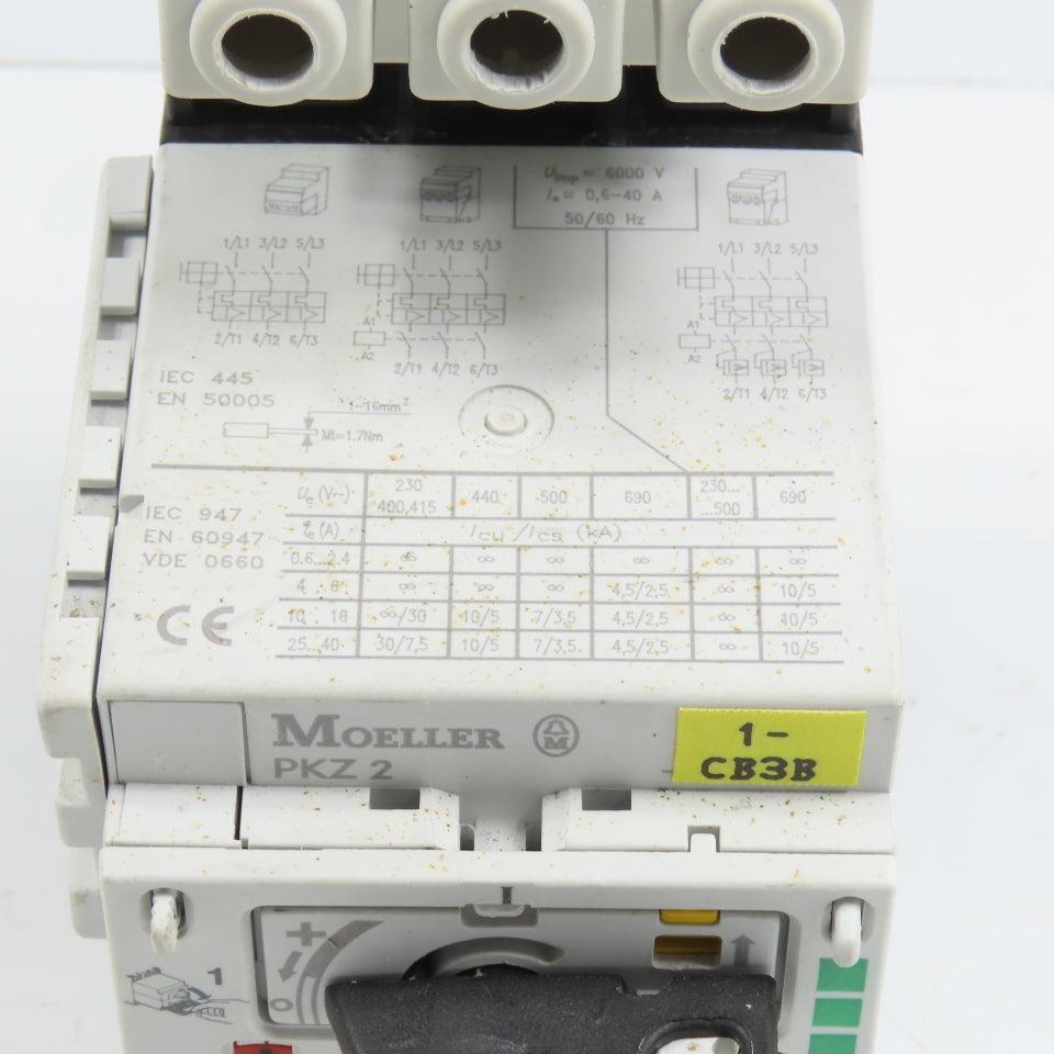 Moeller ZM-40-PKZ2 Manual Motor Starter Protector 30HP 460V 32-40A (Clean)