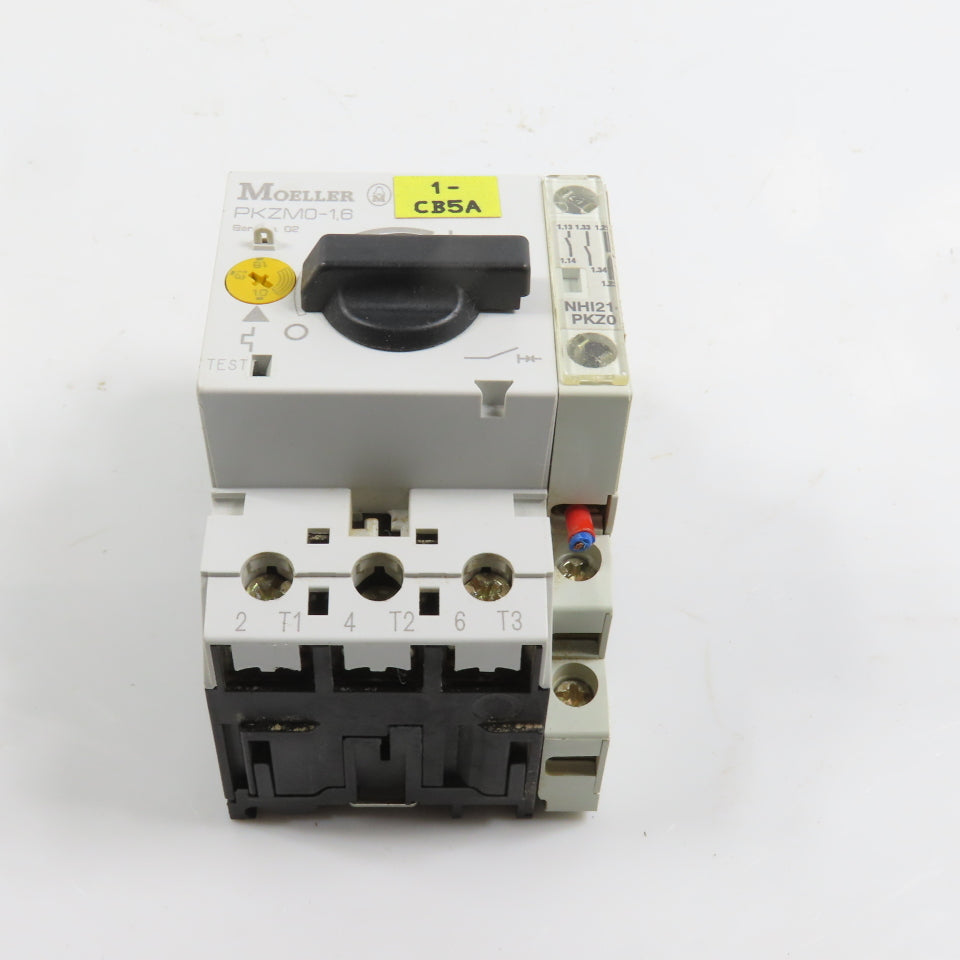 Moeller PKZM0-16 Manual Motor Starter Protector 1.0-1.6A 1HP